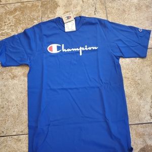 Champion Mens Heritage Tee Size L (NWT) Blue